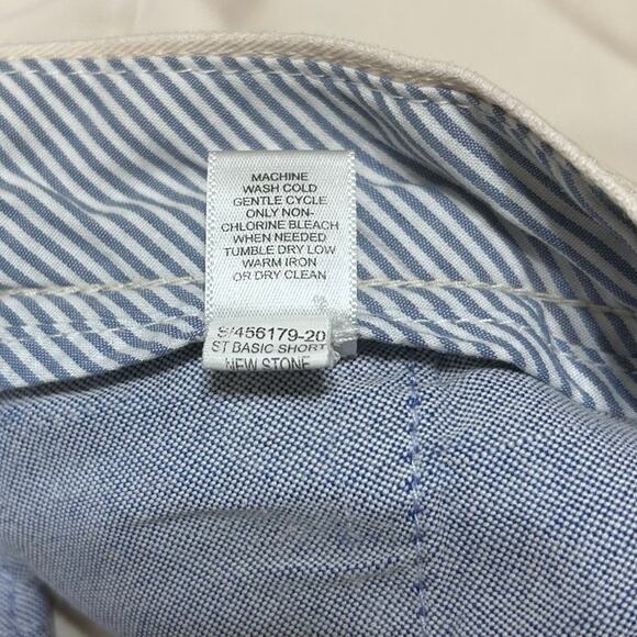 Banana Republic Men's Basic Short 30 Beige Cotton Chino Flat Front Casual Preppy - Picture 8 of 8